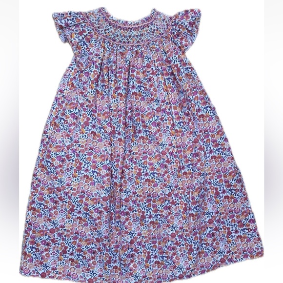 Edgehill Collection Other - Edgehill Collection Smocked Dress Pink Floral Girls Size 3T Boutique Style